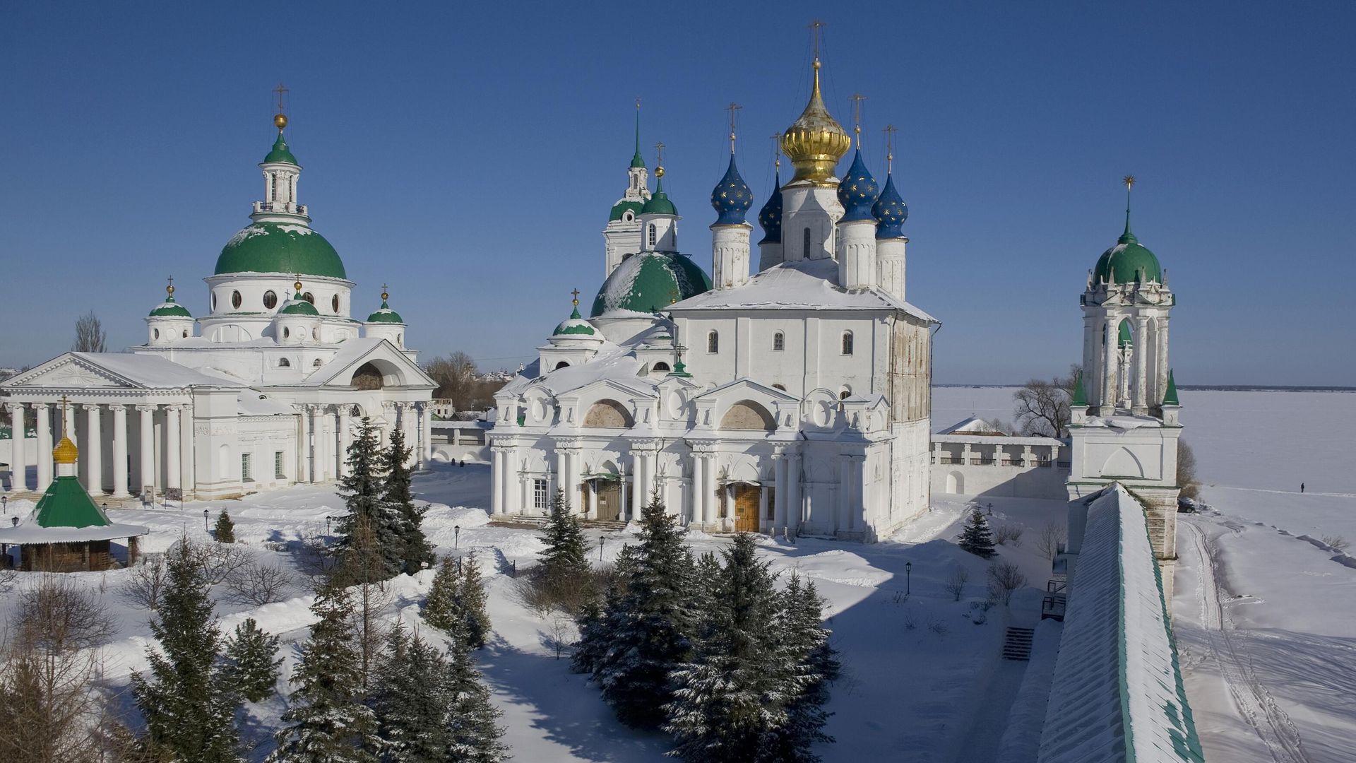 Вид на Спасо-Яковлевский монастырь в Ростове Великом Вид на Спасо-Яковлевский монастырь в Ростове Великом - РИА Новости, 1920, 28.12.2024
