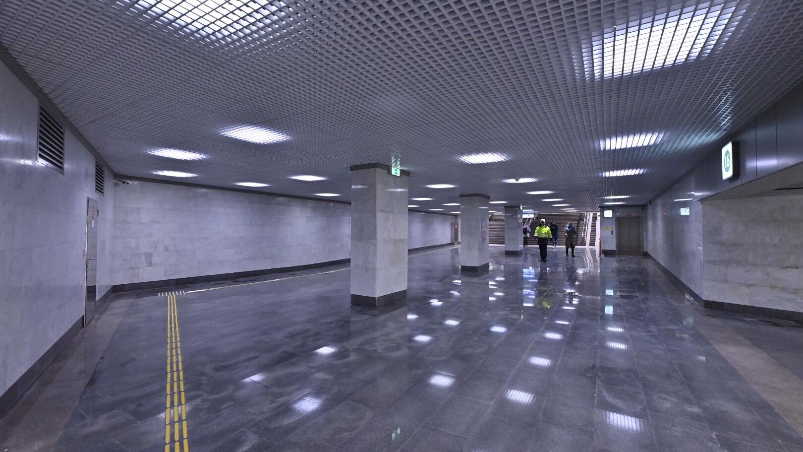 Станция Новомосковская Троицкой линии московского метрополитена Станция Новомосковская Троицкой линии московского метрополитена - РИА Новости, 1920, 26.02.2025