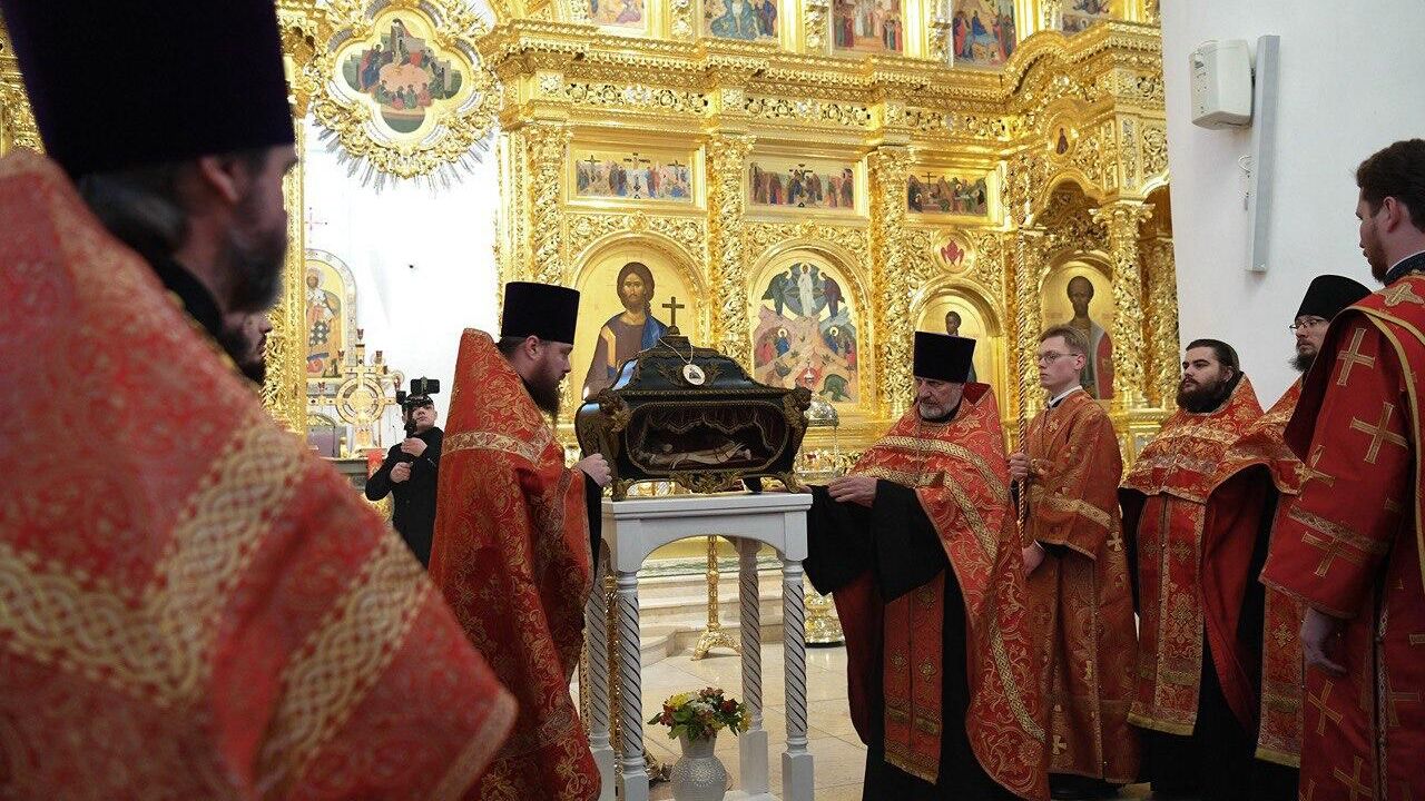 Спасо-Преображенскому собору в Твери переданы мощи мученика Вонифатия Спасо-Преображенскому собору в Твери переданы мощи мученика Вонифатия - РИА Новости, 1920, 30.12.2024