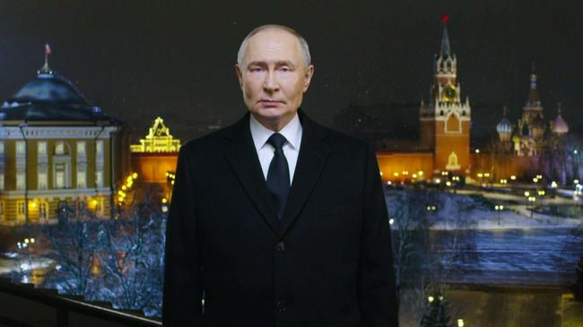 Новогоднее обращение президента России Владимира Путина