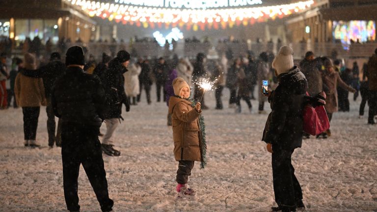 Празднование Нового года в Казани