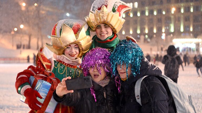 Празднование Нового года в Казани