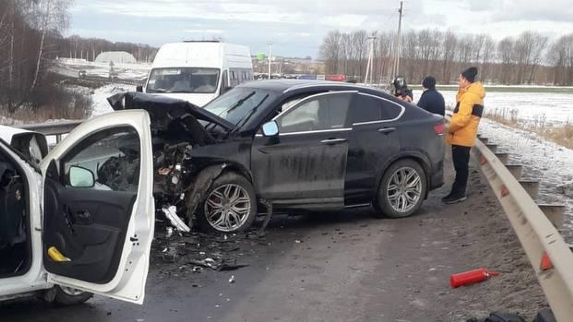 ДТП с участием двух легковых автомобилей в Рязанской области ДТП с участием двух легковых автомобилей в Рязанской области - РИА Новости, 1920, 03.01.2025