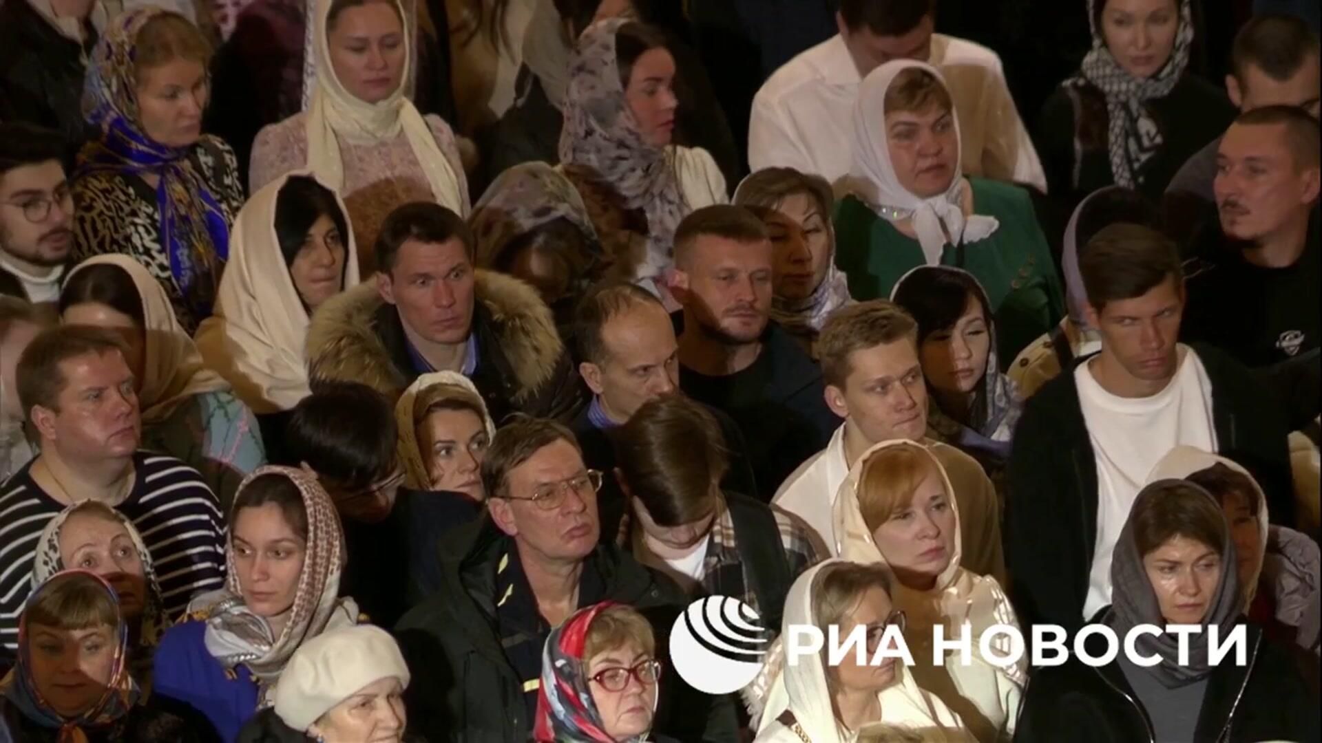 Путин в храме Христа Спасителя Путин в храме Христа Спасителя - РИА Новости, 1920, 07.01.2025