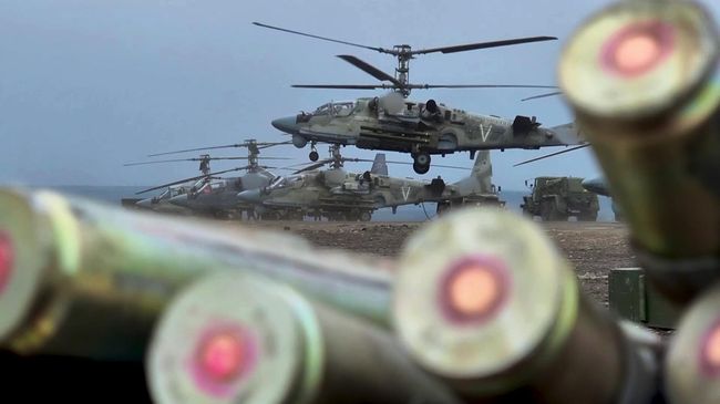 Вертолет Ка-52 Аллигатор ВКС России