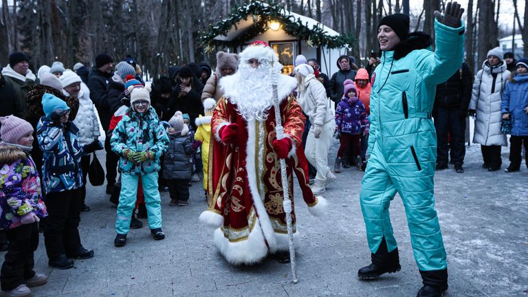 Новогодние гуляния в парке Мира в Коломне Новогодние гуляния в парке Мира в Коломне