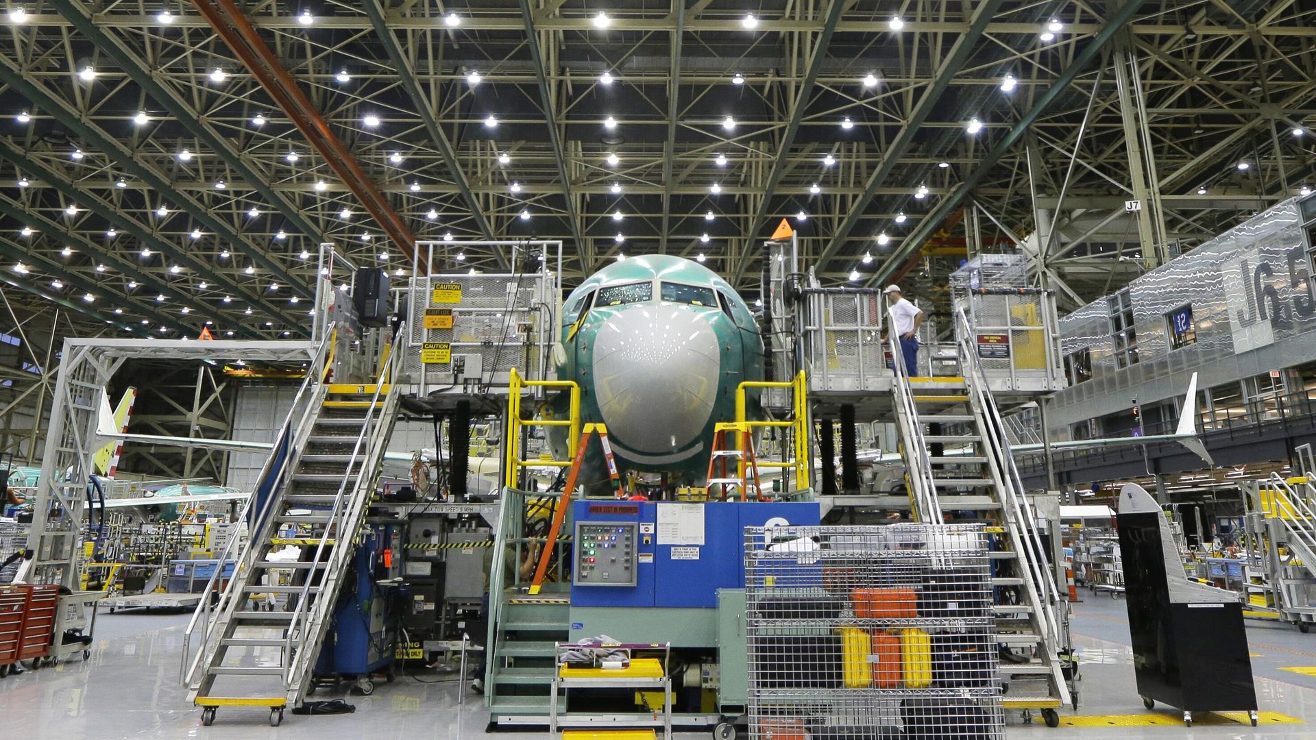 Сборочный цех американской компании Boeing Сборочный цех американской компании Boeing - РИА Новости, 1920, 13.01.2025