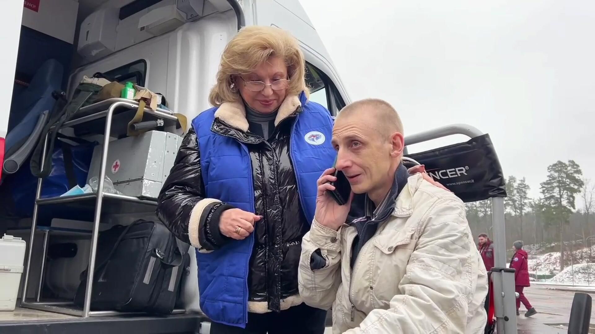 Москалькова опубликовала кадры с российскими военными, освобожденными из украинского плена - РИА Новости, 1920, 15.01.2025