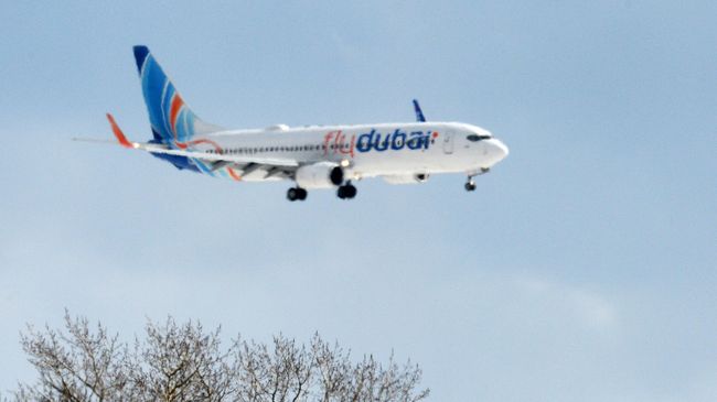 Самолет Boeing 737-800 авиакомпании FlyDubai 