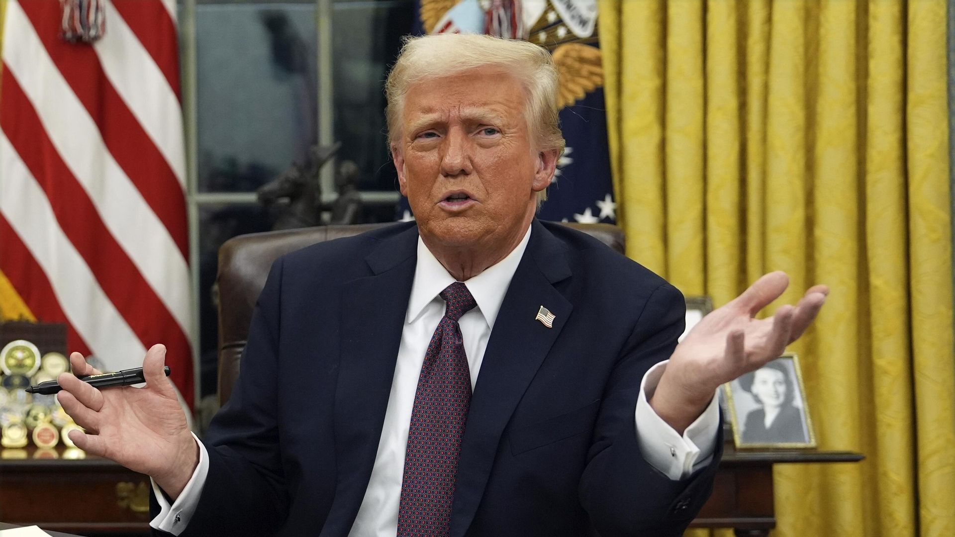 Президент США Дональд Трамп Президент США Дональд Трамп - РИА Новости, 1920, 08.02.2025