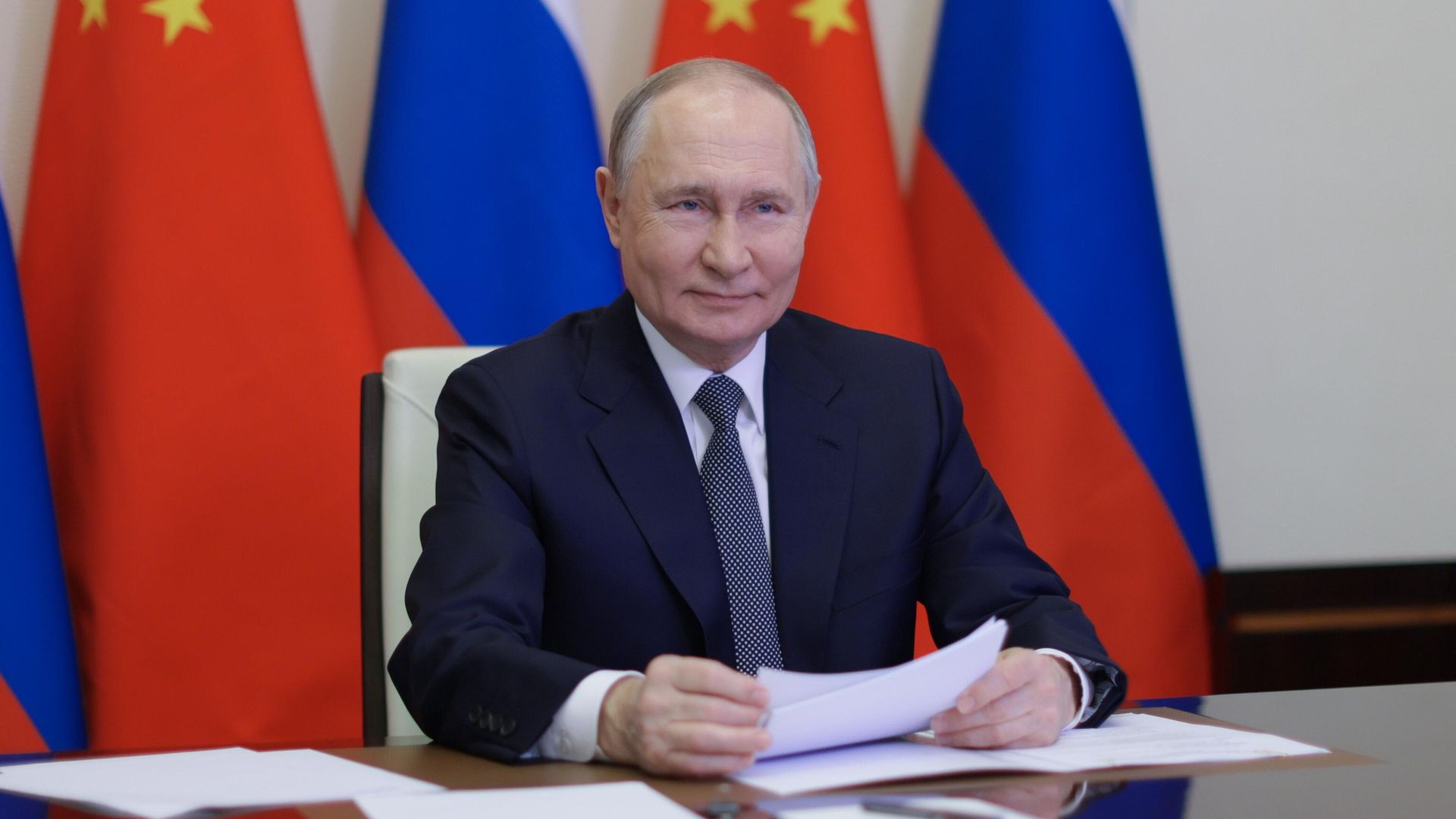 Президент РФ Владимир Путин проводит переговоры с председателем КНР Си Цзиньпином в формате видеоконференции Президент РФ Владимир Путин проводит переговоры с председателем КНР Си Цзиньпином в формате видеоконференции - РИА Новости, 1920, 21.01.2025