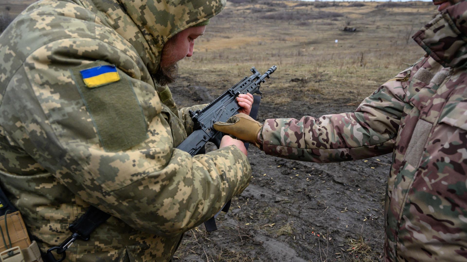Украинские военнослужащие - РИА Новости, 1920, 23.01.2025