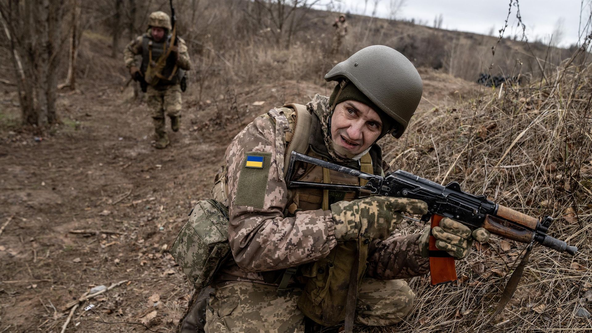Украинские военные Украинские военные - РИА Новости, 1920, 23.01.2025