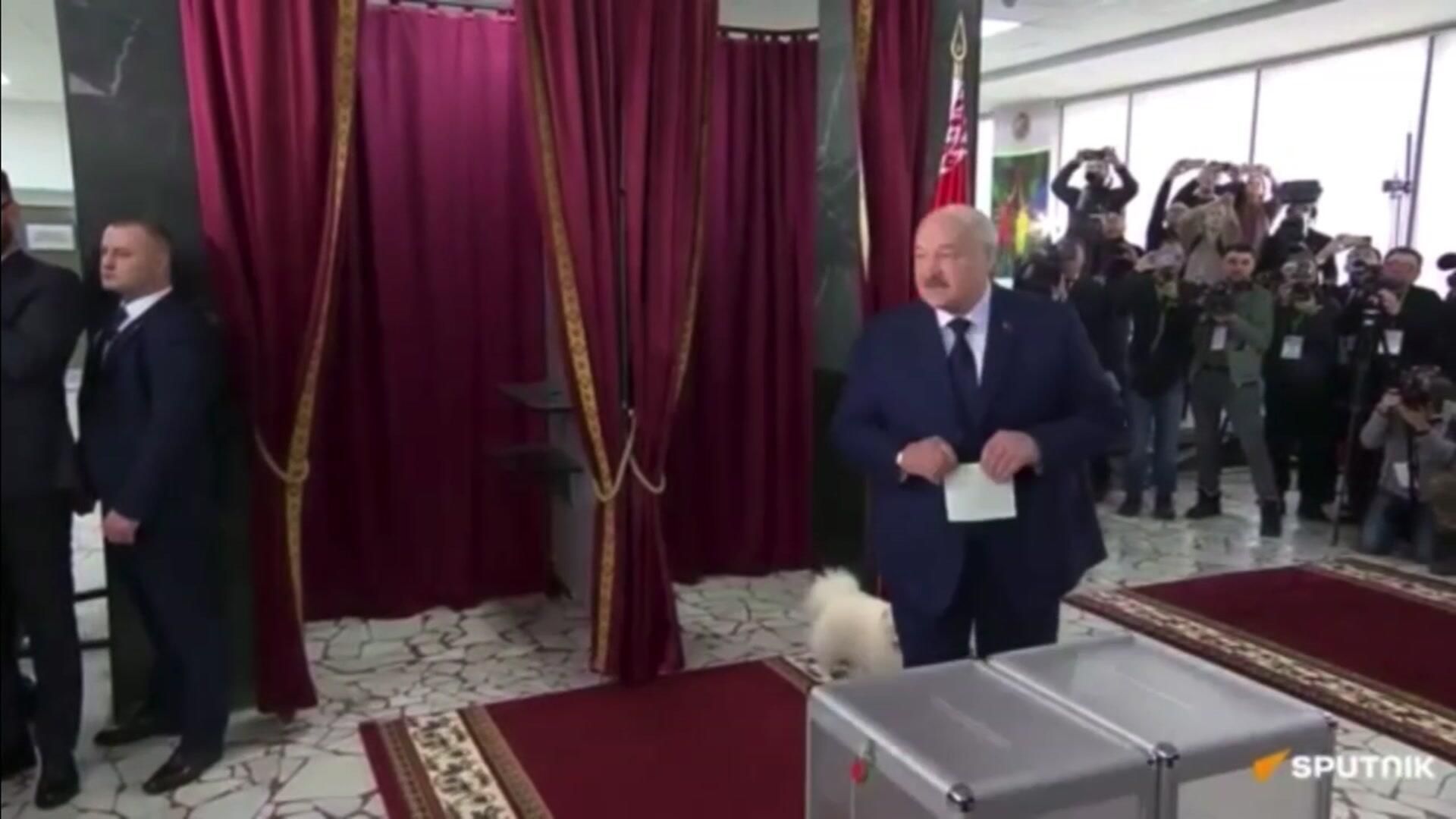 За всех! – Лукашенко о том, за кого проголосовал на выборах президента - РИА Новости, 1920, 26.01.2025