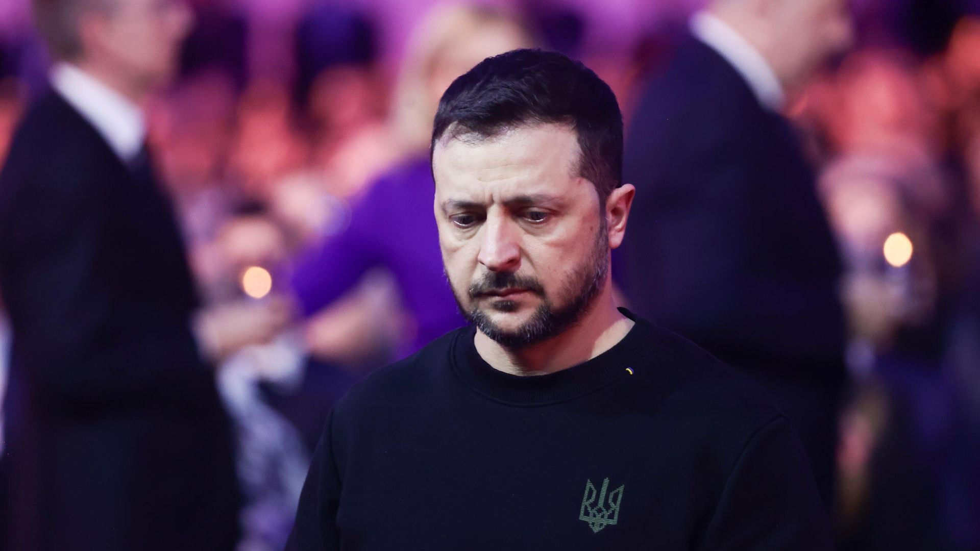 Владимир Зеленский на мероприятии в честь 80-й годовщины освобождения нацистского лагеря Освенцим (Аушвиц). 27 января 2025 Владимир Зеленский на мероприятии в честь 80-й годовщины освобождения нацистского лагеря Освенцим (Аушвиц). 27 января 2025 - РИА Новости, 1920, 27.01.2025