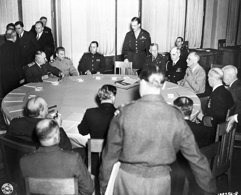 Ялтинская (Крымская) конференция союзных держав (4 - 11 февраля 1945) Ялтинская (Крымская) конференция союзных держав (4 - 11 февраля 1945)