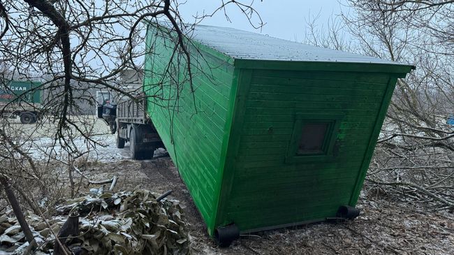 Новгородцы доставили бойцам в Курскую область две бани и квадроцикл Новгородцы доставили бойцам в Курскую область две бани и квадроцикл