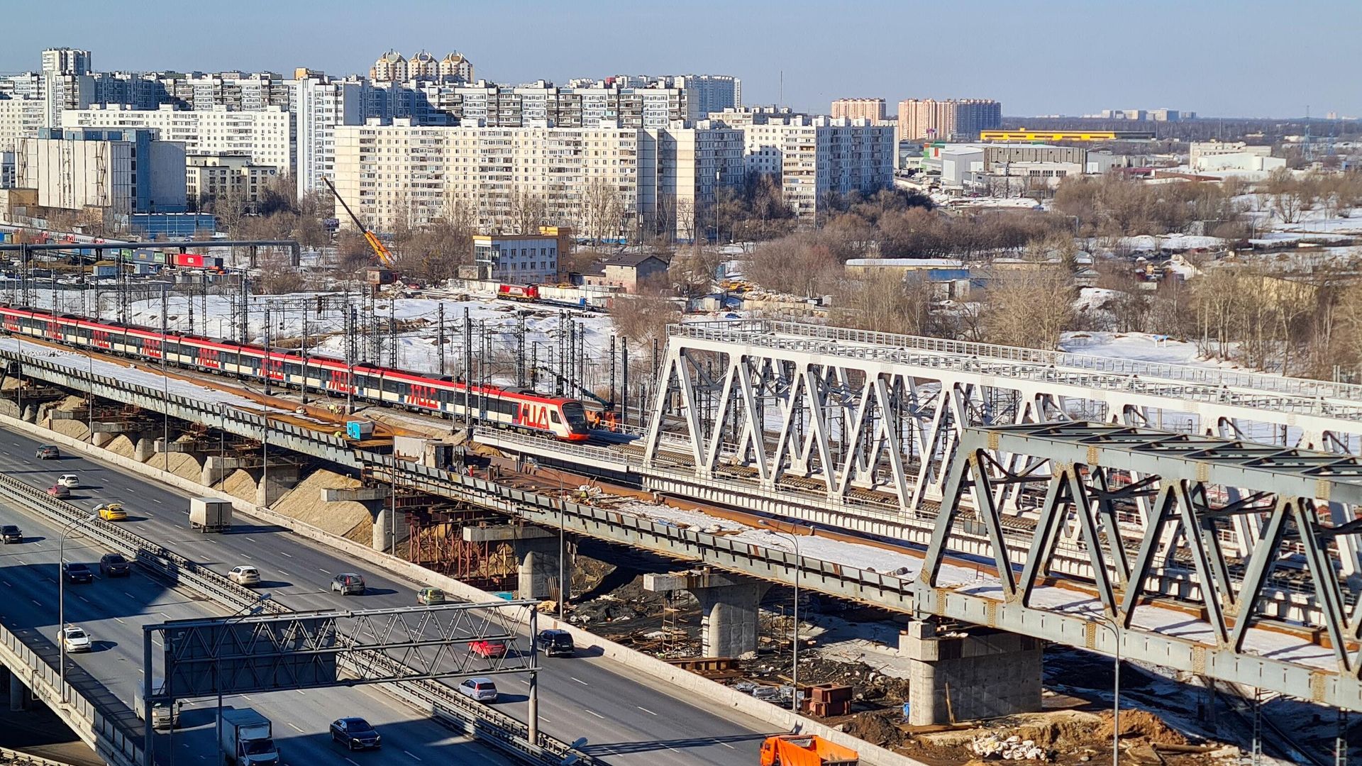 Строительство участка высокоскоростной железнодорожной магистрали Москва – Санкт-Петербург - РИА Новости, 1920, 16.07.2025