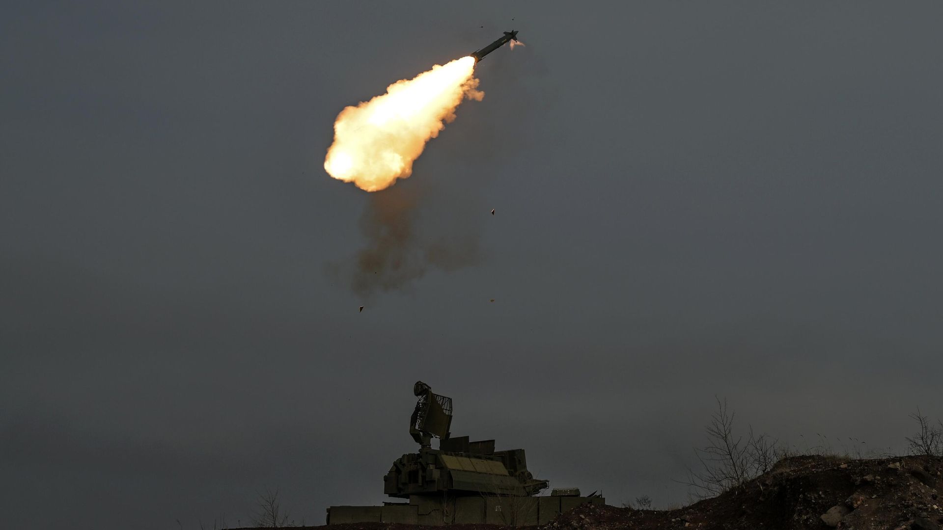 Боевая работа зенитного ракетного комплекса Тор - РИА Новости, 1920, 06.05.2025