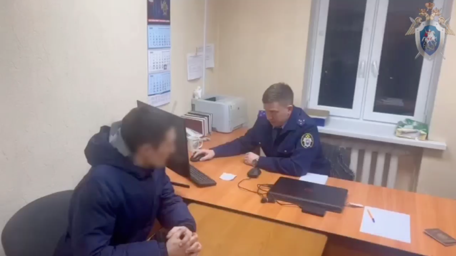 Кадр видео допроса отчима потерявшегося мальчика в Калининграде Кадр видео допроса отчима потерявшегося мальчика в Калининграде - РИА Новости, 1920, 04.02.2025