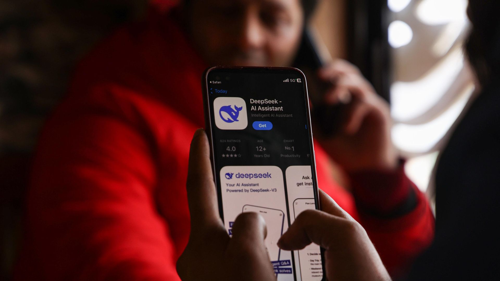 Приложение DeepSeek Приложение DeepSeek - РИА Новости, 1920, 05.02.2025