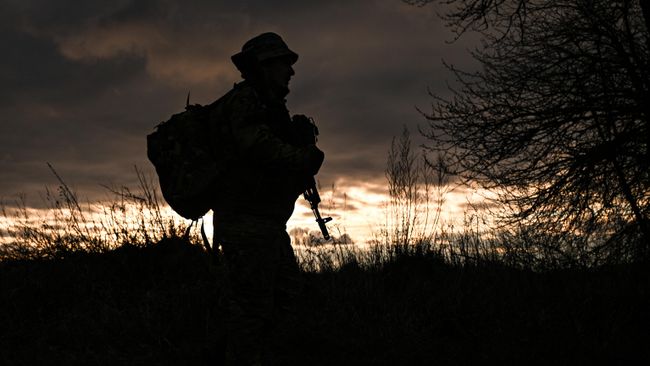 Военнослужащий в Курской области