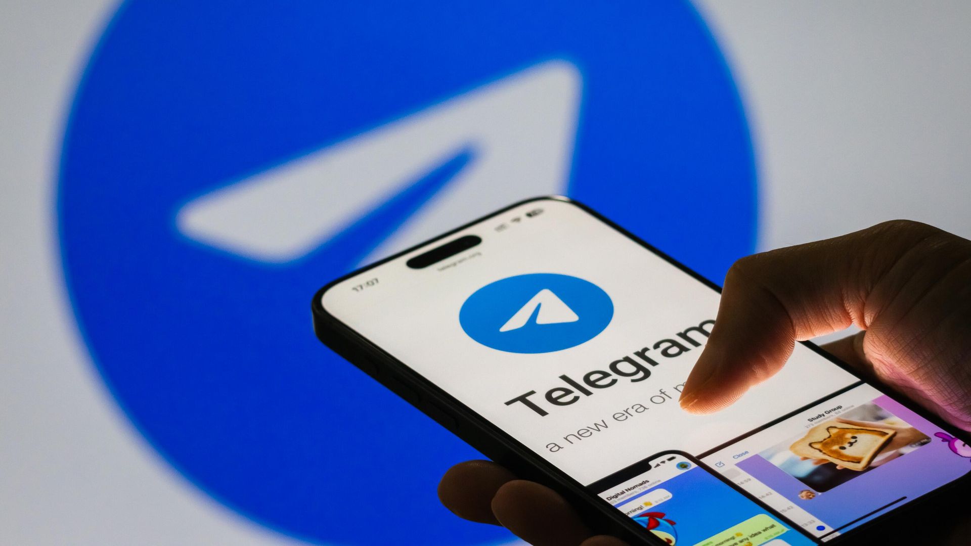 Мессенджер Telegram Мессенджер Telegram - РИА Новости, 1920, 06.02.2025