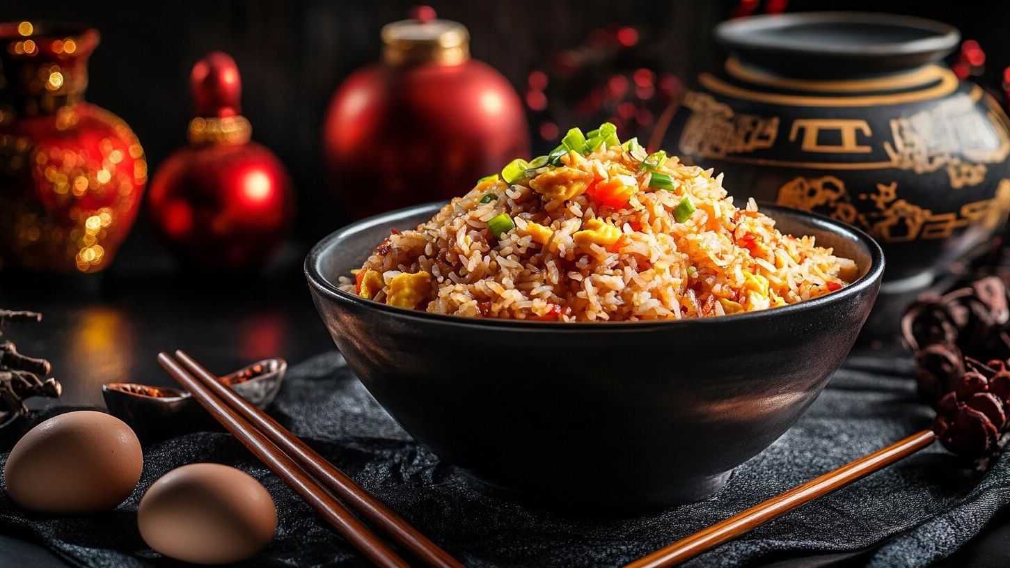 Жареный рис с яйцом по-китайски Жареный рис с яйцом по-китайски - РИА Новости, 1920, 14.02.2025