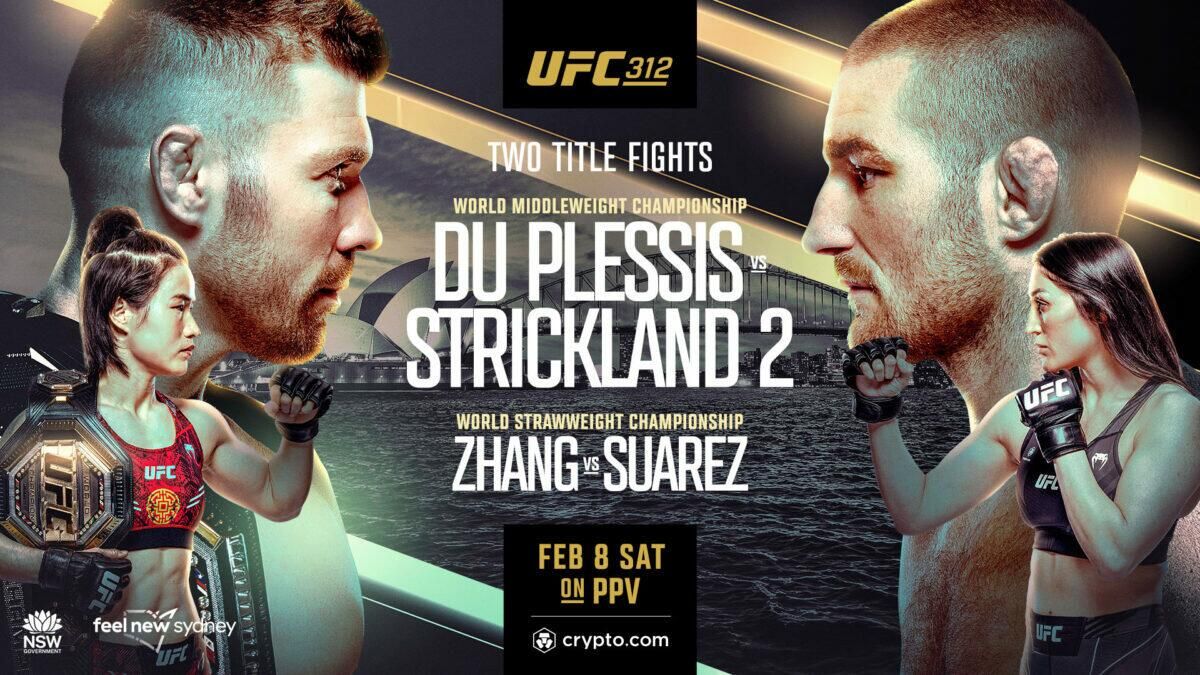 Официальный постер турнира UFC 312 Официальный постер турнира UFC 312 - РИА Новости, 1920, 09.02.2025