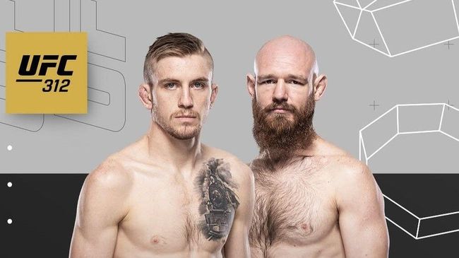 Афиша боя Вячеслава Борщева на турнире UFC 312 Афиша боя Вячеслава Борщева на турнире UFC 312