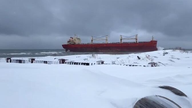 Судно Ань Янь 2, севшее на мель в Невельском районе Сахалинской области Судно Ань Янь 2, севшее на мель в Невельском районе Сахалинской области - РИА Новости, 1920, 10.02.2025