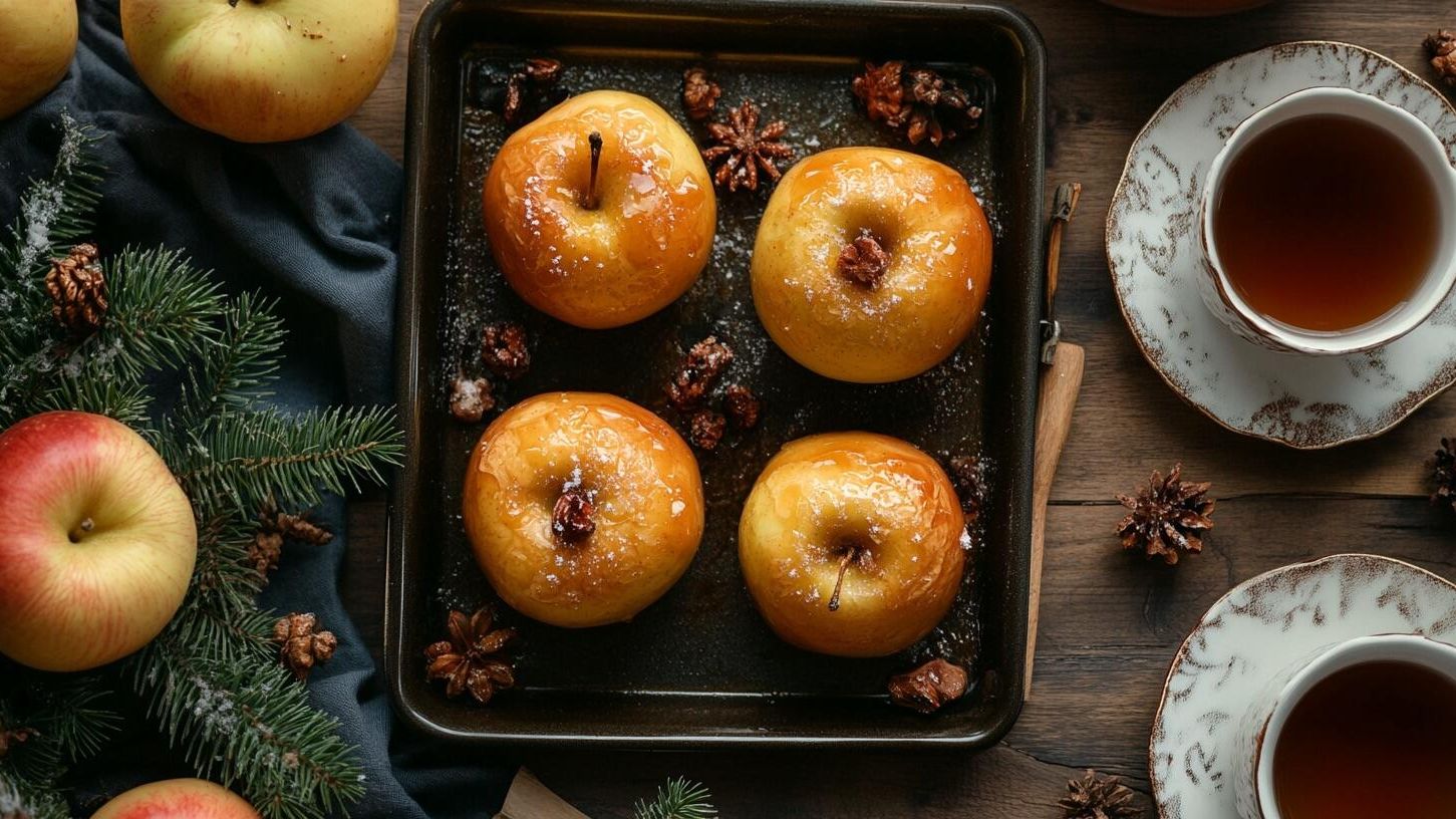 Печеные в духовке яблоки с корицей Печеные в духовке яблоки с корицей - РИА Новости, 1920, 18.02.2025
