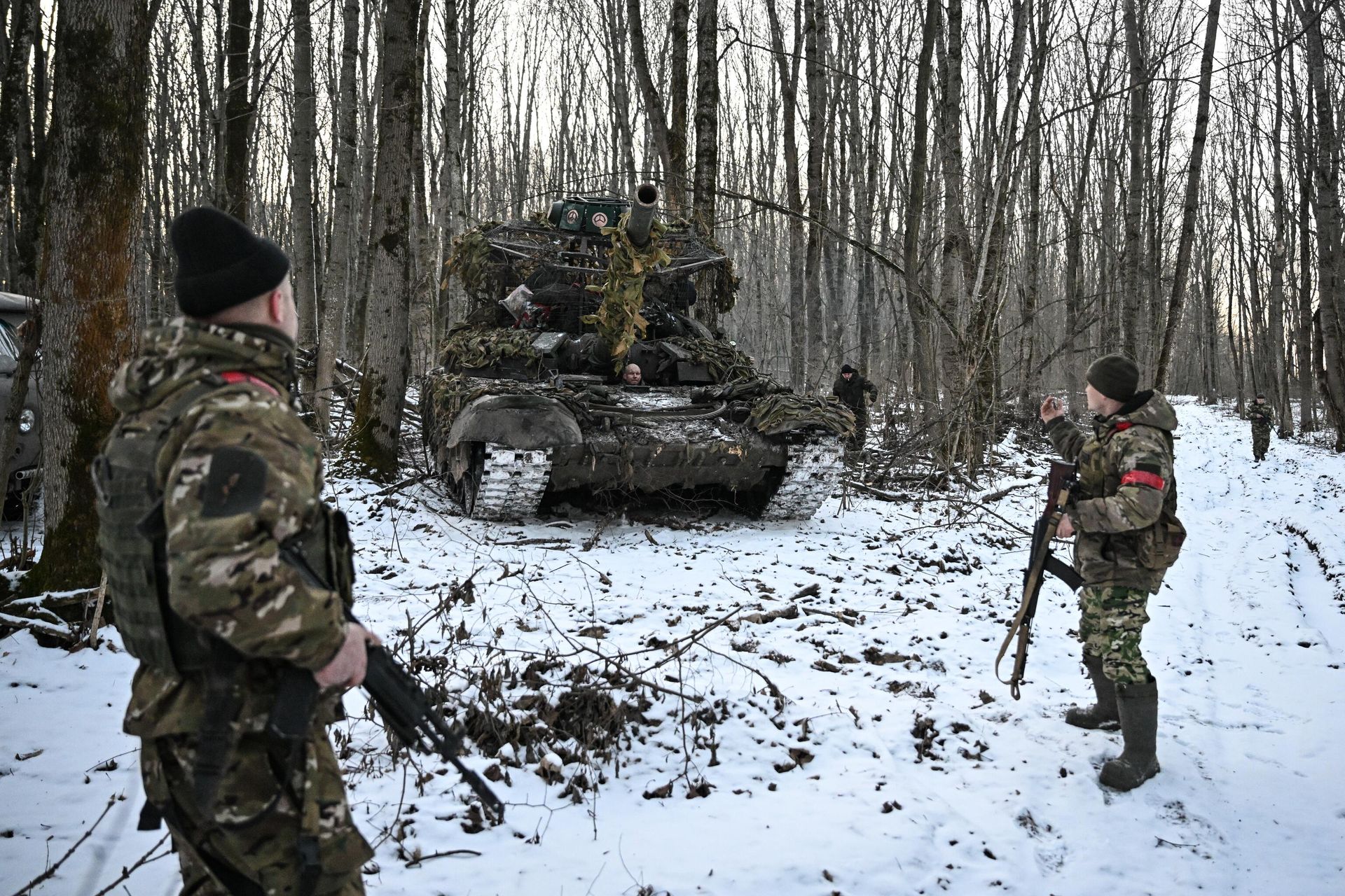 Группа прикрытия танков СпН Ахмат МО РФ в Курской области Группа прикрытия танков СпН Ахмат МО РФ в Курской области - РИА Новости, 1920, 27.11.2025