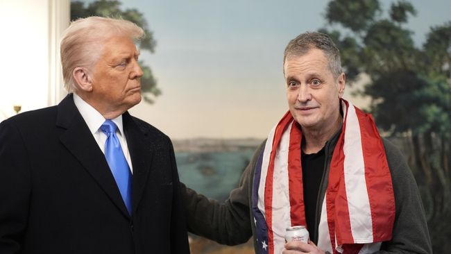 Президент США Дональд Трамп и освобожденный американец Марк Фогель
