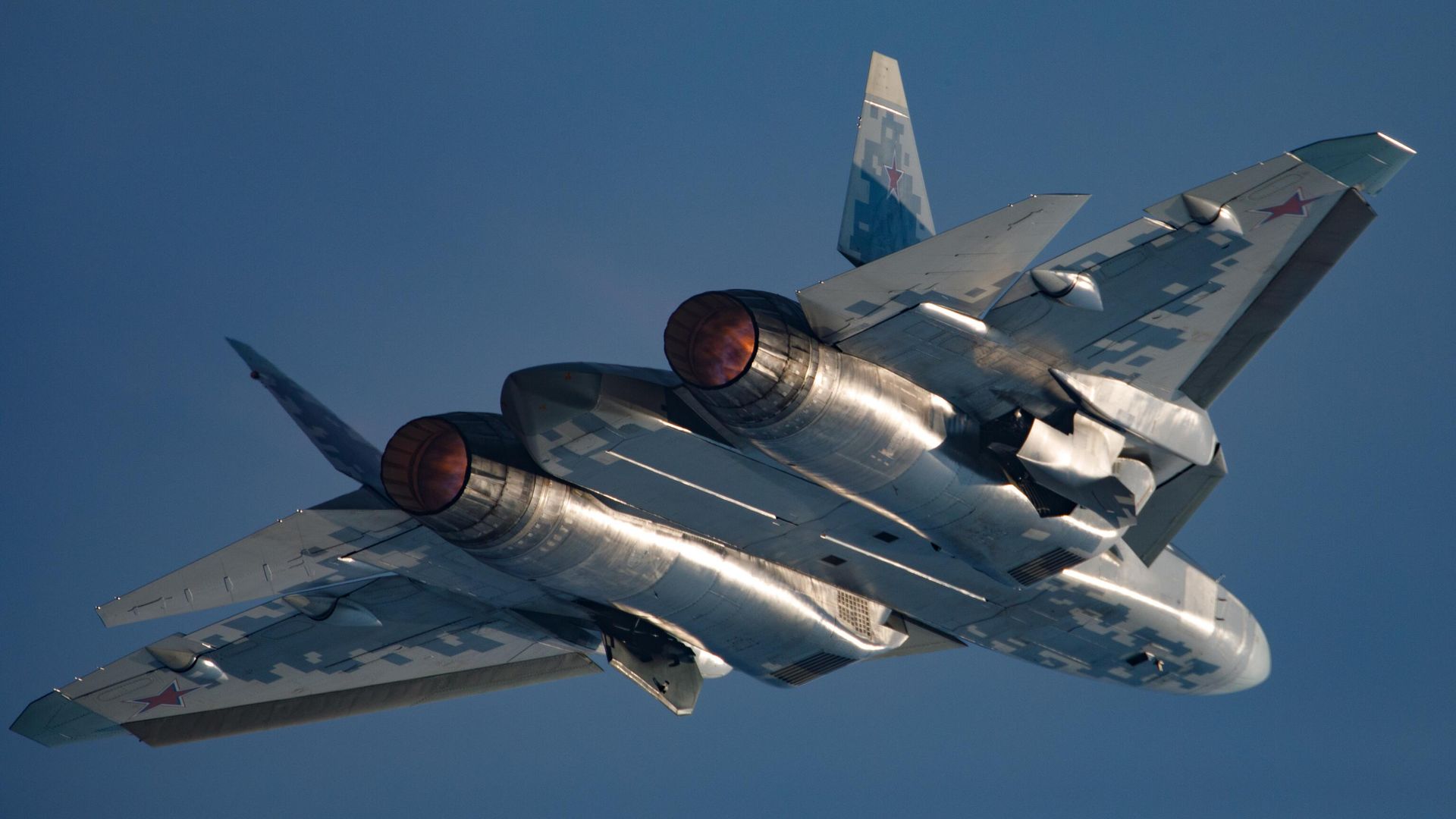 Российский истребитель Су-57 - РИА Новости, 1920, 06.08.2025