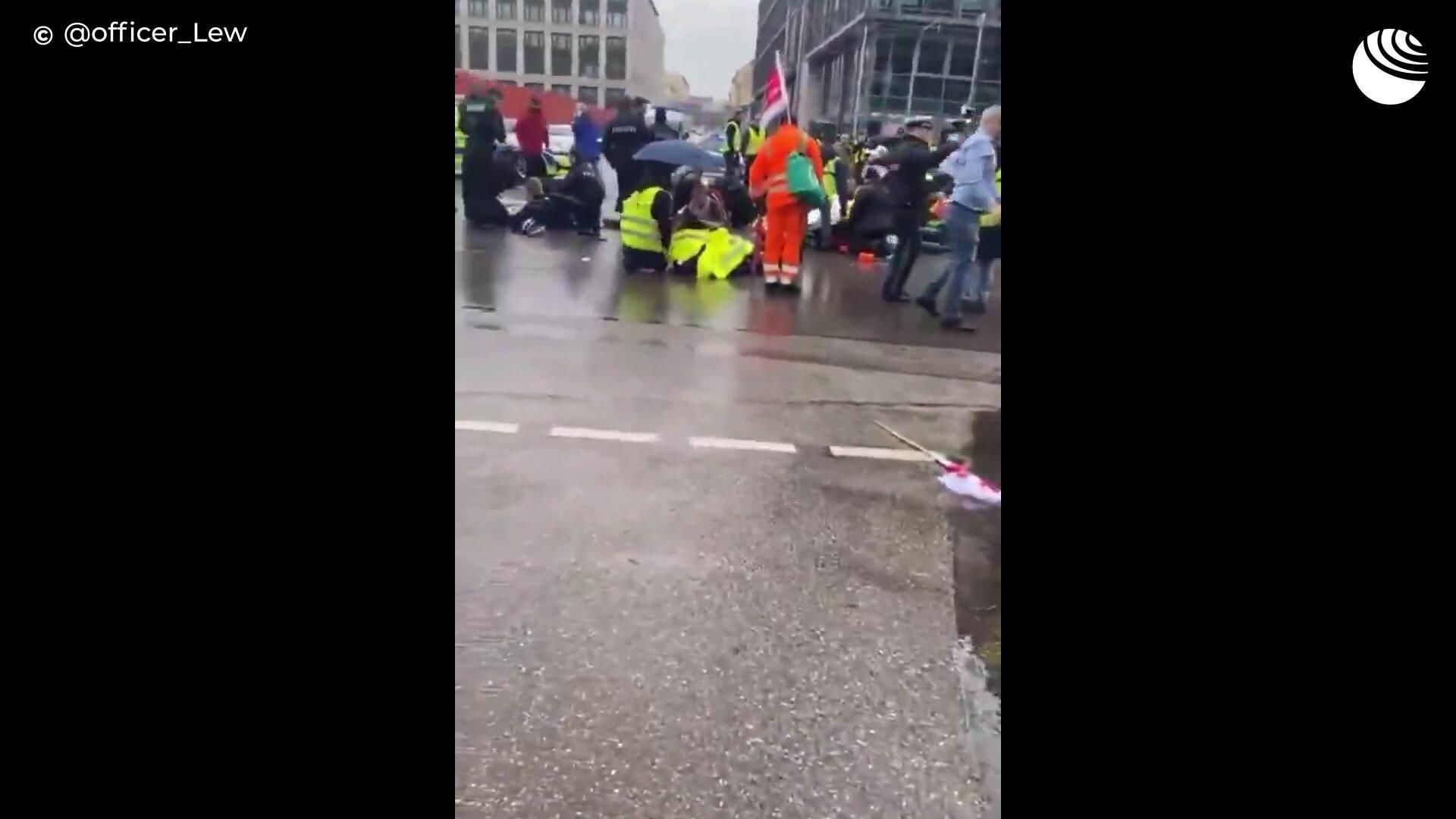 Обстановка в Мюнхене после наезда на пешеходов Обстановка в Мюнхене после наезда на пешеходов - РИА Новости, 1920, 15.02.2025