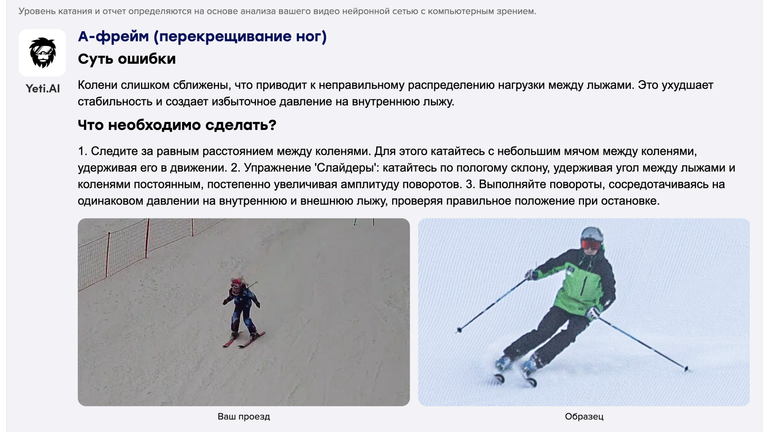 Вставай на лыжи: на курорте Роза Хутор горнолыжникам помогает нейросеть