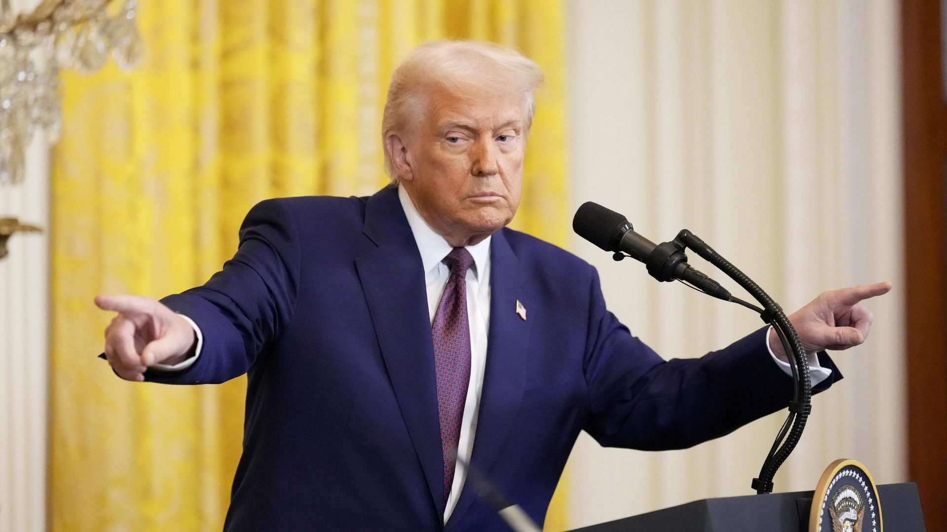 Президент США Дональд Трамп Президент США Дональд Трамп - РИА Новости, 1920, 07.04.2025