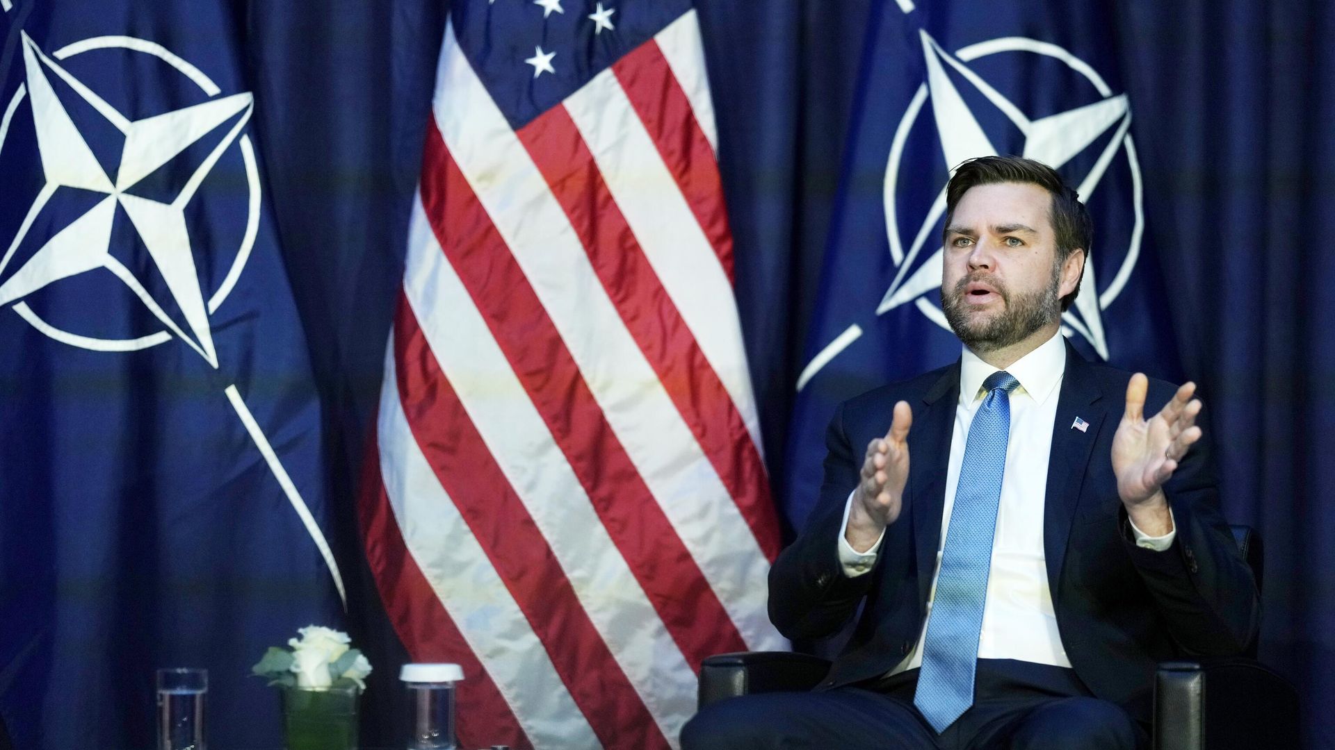 Вице-президент США Джей Ди Вэнс на Мюнхенской конференции по безопасности - РИА Новости, 1920, 14.02.2025