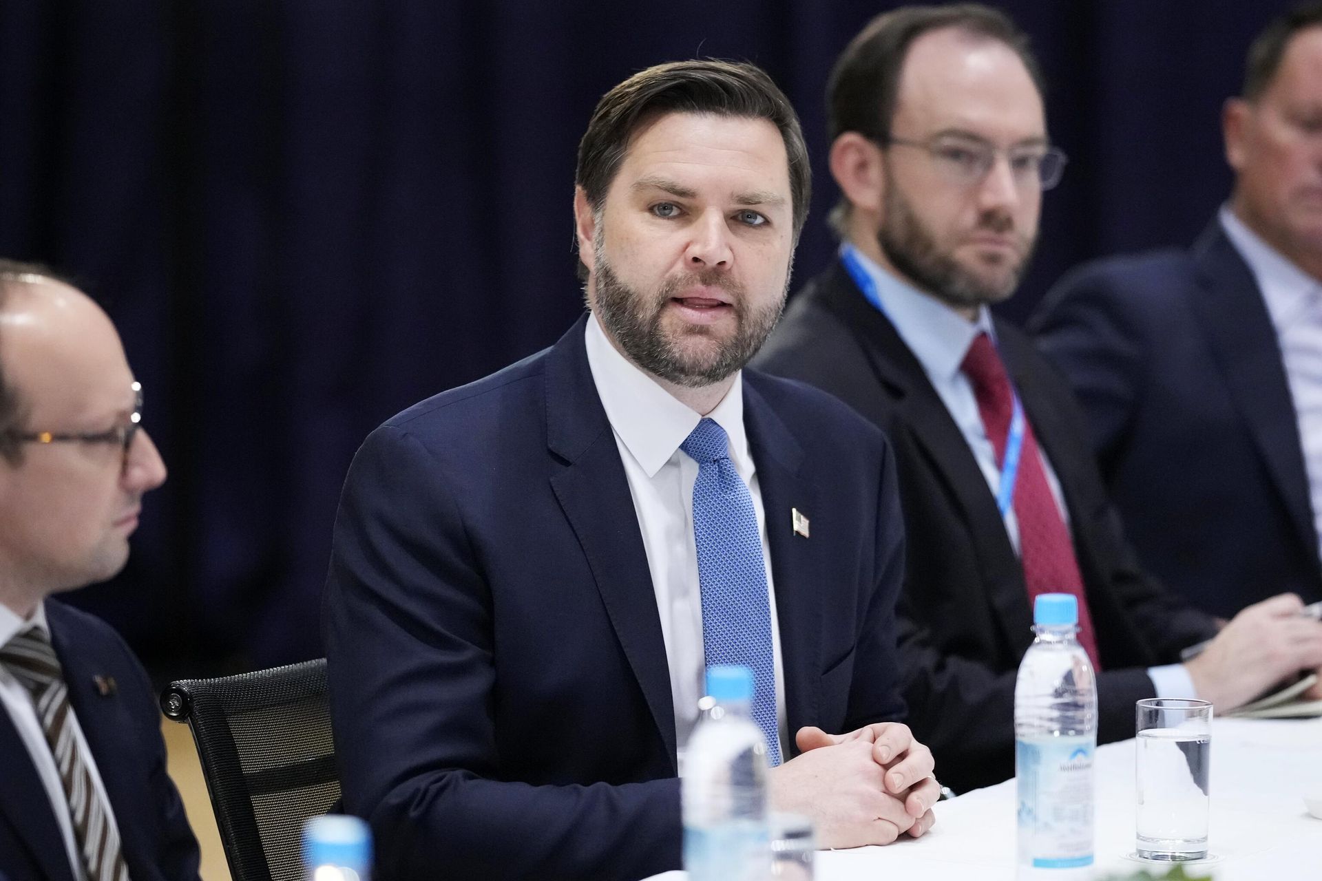 Вице-президент США Джей-Ди Вэнс на Мюнхенской конференции по безопасности Вице-президент США Джей-Ди Вэнс на Мюнхенской конференции по безопасности - РИА Новости, 1920, 19.02.2025