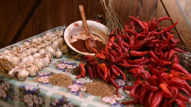 Продукты для производства аджики Продукты для производства аджики