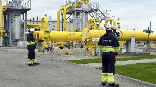 Газовая станция в Польше Газовая станция в Польше