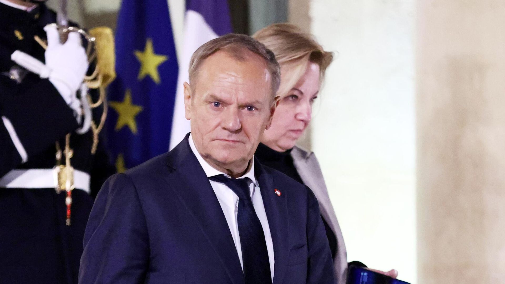 Премьер-министр Польши Дональд Туск после окончания саммита по Украине в Париже. 17 февраля 2025 Премьер-министр Польши Дональд Туск после окончания саммита по Украине в Париже. 17 февраля 2025 - РИА Новости, 1920, 17.02.2025
