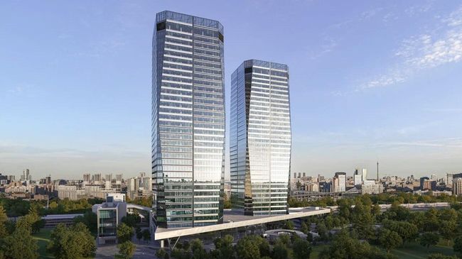 Деловой центр в составе транспортно-пересадочного узла (ТПУ) Зорге в Москве