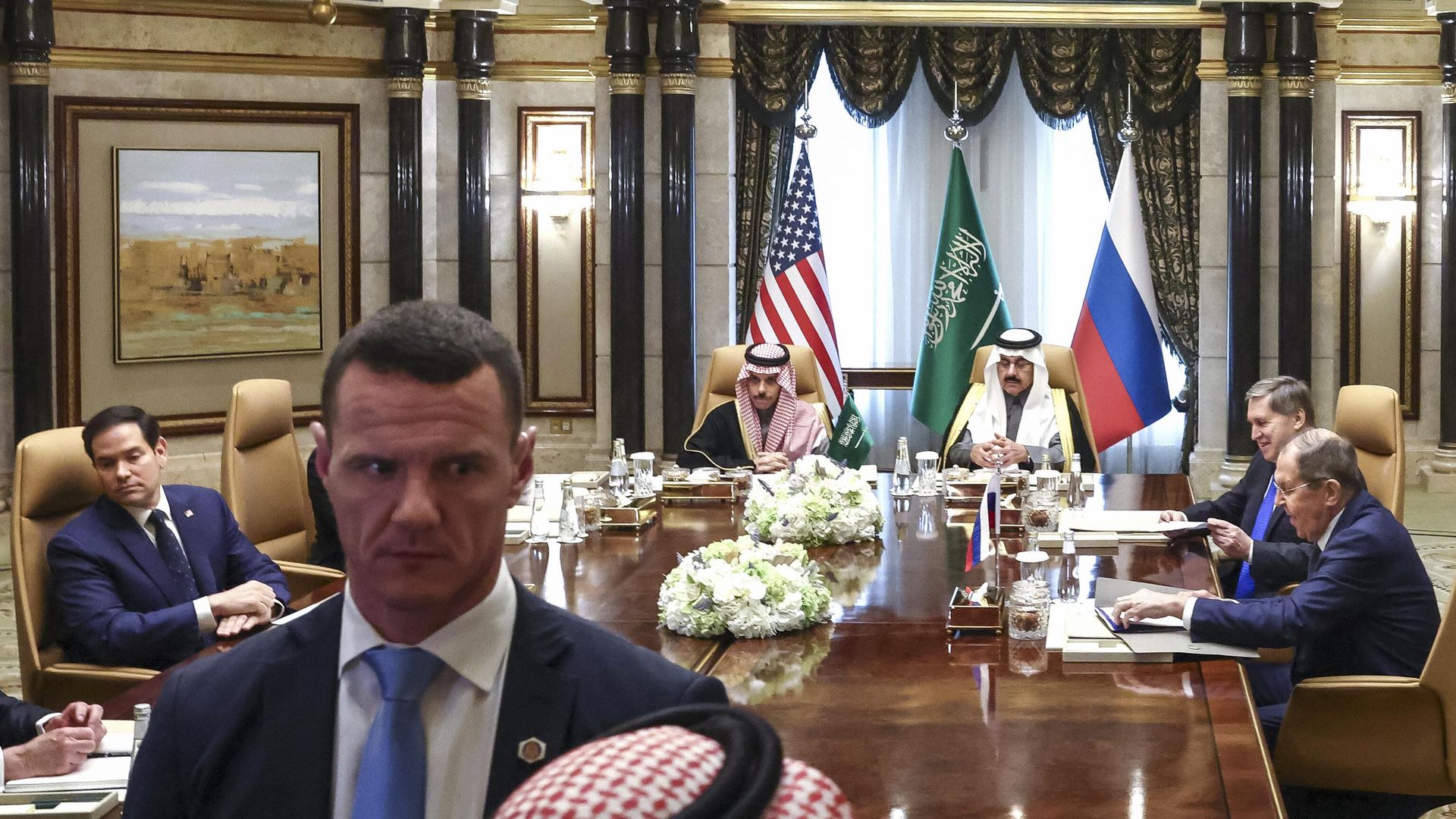 Российско-американские переговоры в Эр-Рияде Российско-американские переговоры в Эр-Рияде - РИА Новости, 1920, 27.03.2025