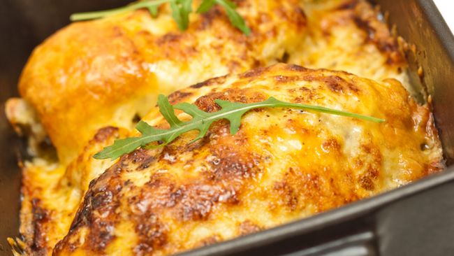 Курица запеченная с сыром