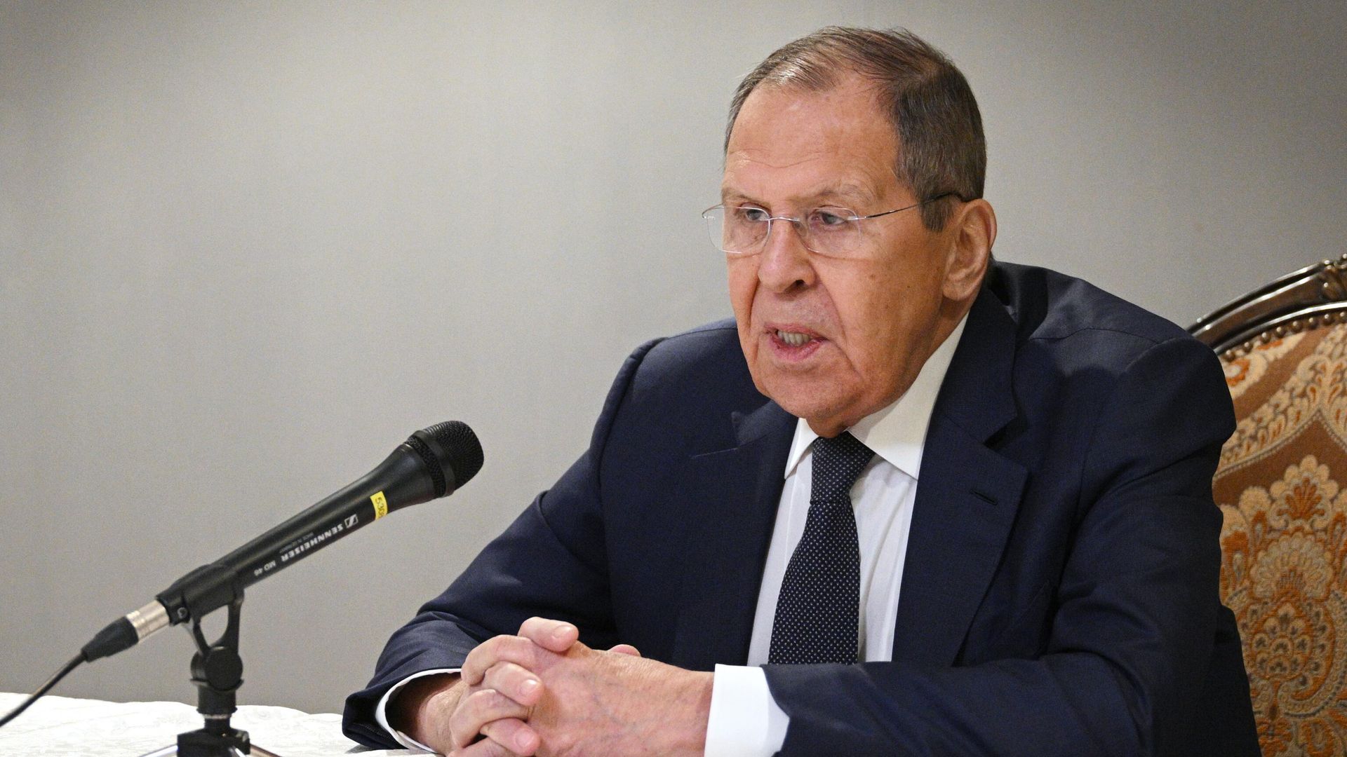 Министр иностранных дел РФ Сергей Лавров проводит пресс-конференцию по итогам двусторонних переговоров представителей РФ и США по Украине в Эр-Рияде Министр иностранных дел РФ Сергей Лавров проводит пресс-конференцию по итогам двусторонних переговоров представителей РФ и США по Украине в Эр-Рияде - РИА Новости, 1920, 18.02.2025