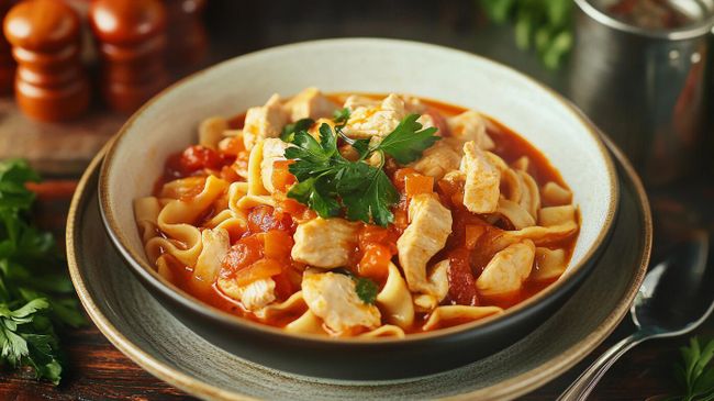 Лагман с курицей Лагман с курицей