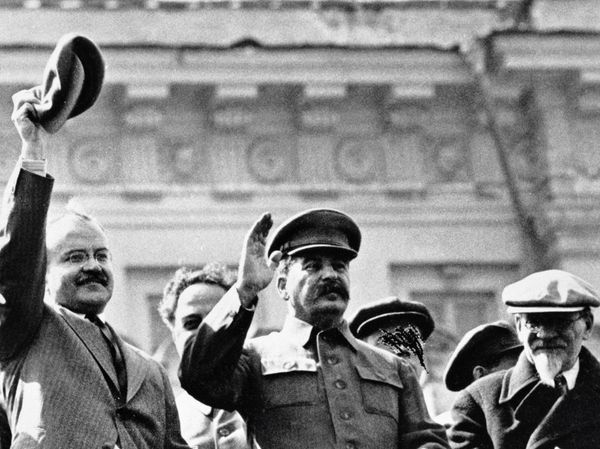 Иосиф Сталин, Вячеслав Молотов, Анастас Микоян, Михаил Калинин