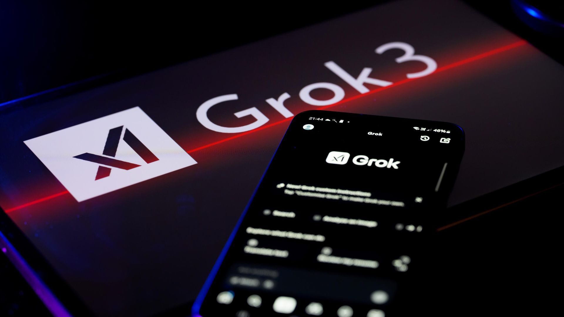 Логотип Grok 3 - РИА Новости, 1920, 16.02.2025
